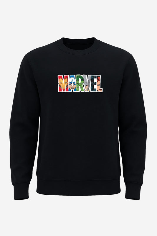 Winter Premium Marvel Print Sweat Shirt (Unisex)