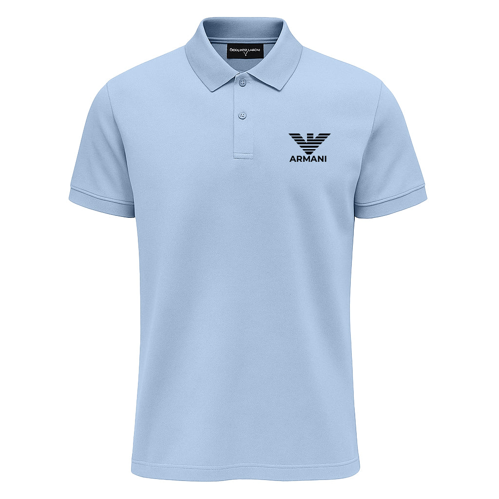 Emporio Armani Sky Blue Polo Shirt