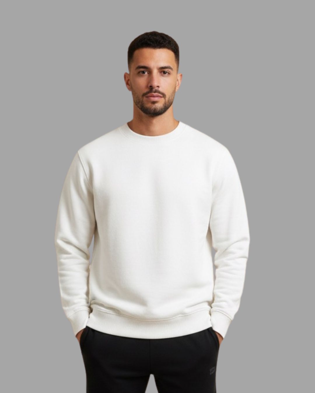 Beige Winter Sweatshirt– Premium Unisex Fleece | Cozy & Stylish Winterwear