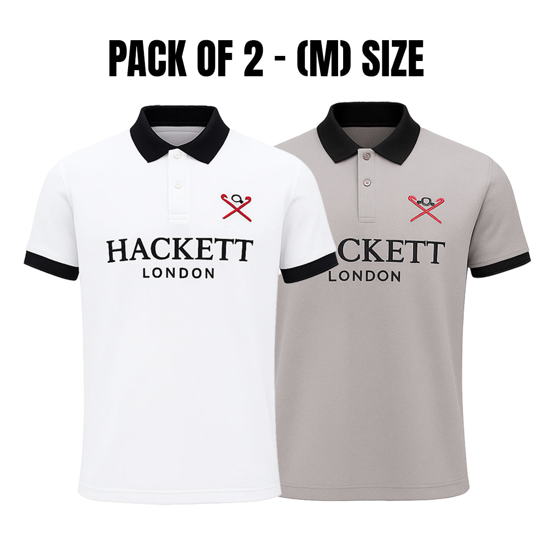 Polo Hackett London Pack of 2 – Medium Size Shirts