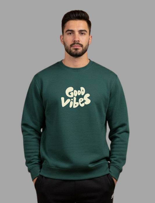 Good Vibes Printed Sweatshirt