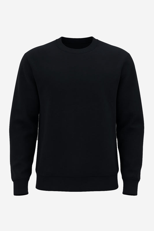 Black Premium Winter Sweatshirt – Cozy & Minimal Style