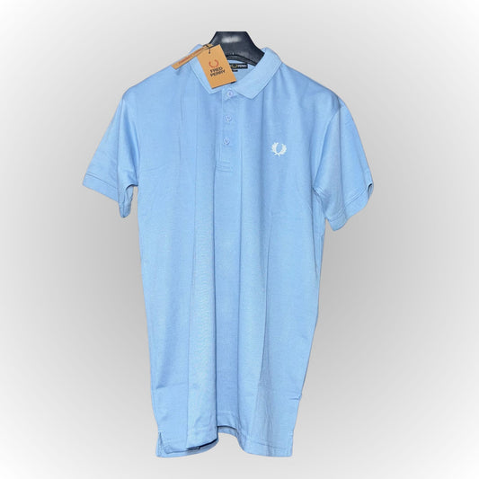 Frd Pery Polo SKY Blue Half Sleeve