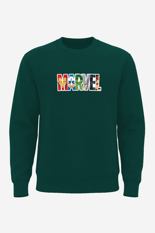 Winter Premium Marvel Print Sweat Shirt (Unisex)