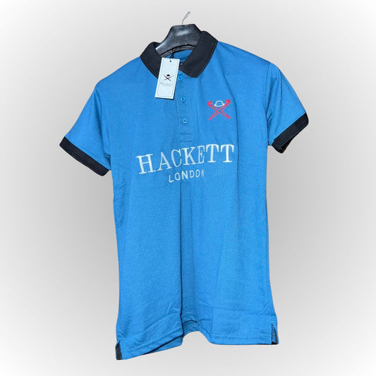 Hckt Lndn Polo Ferozi Half Sleeve