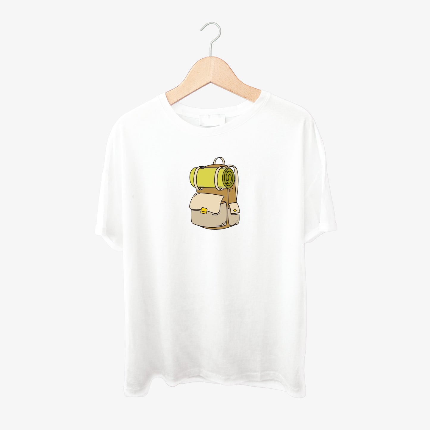 3D Bag Printed Round Neck Shirts