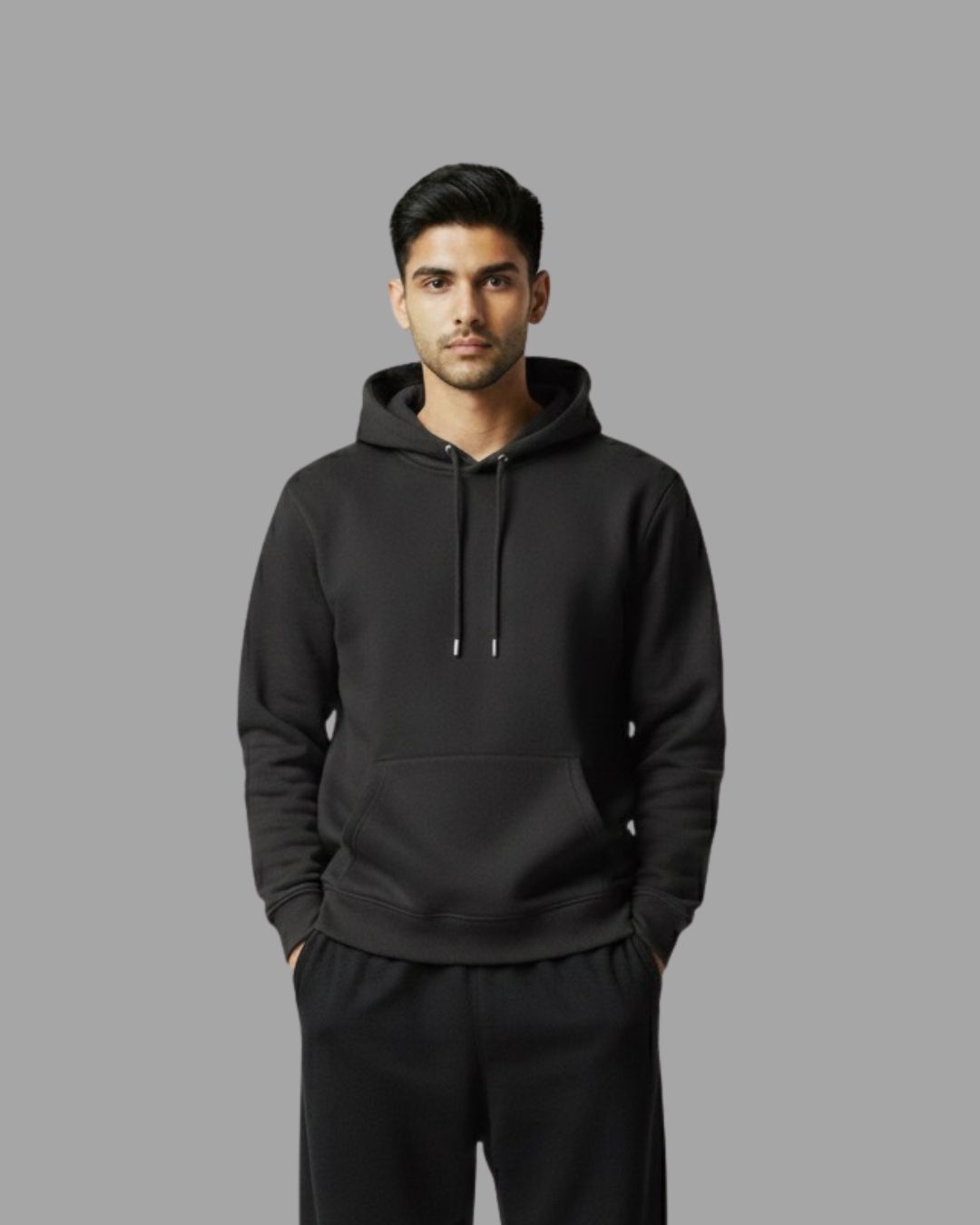 Black Winter Hoodie – Premium Unisex Fleece | Cozy & Stylish Winterwear