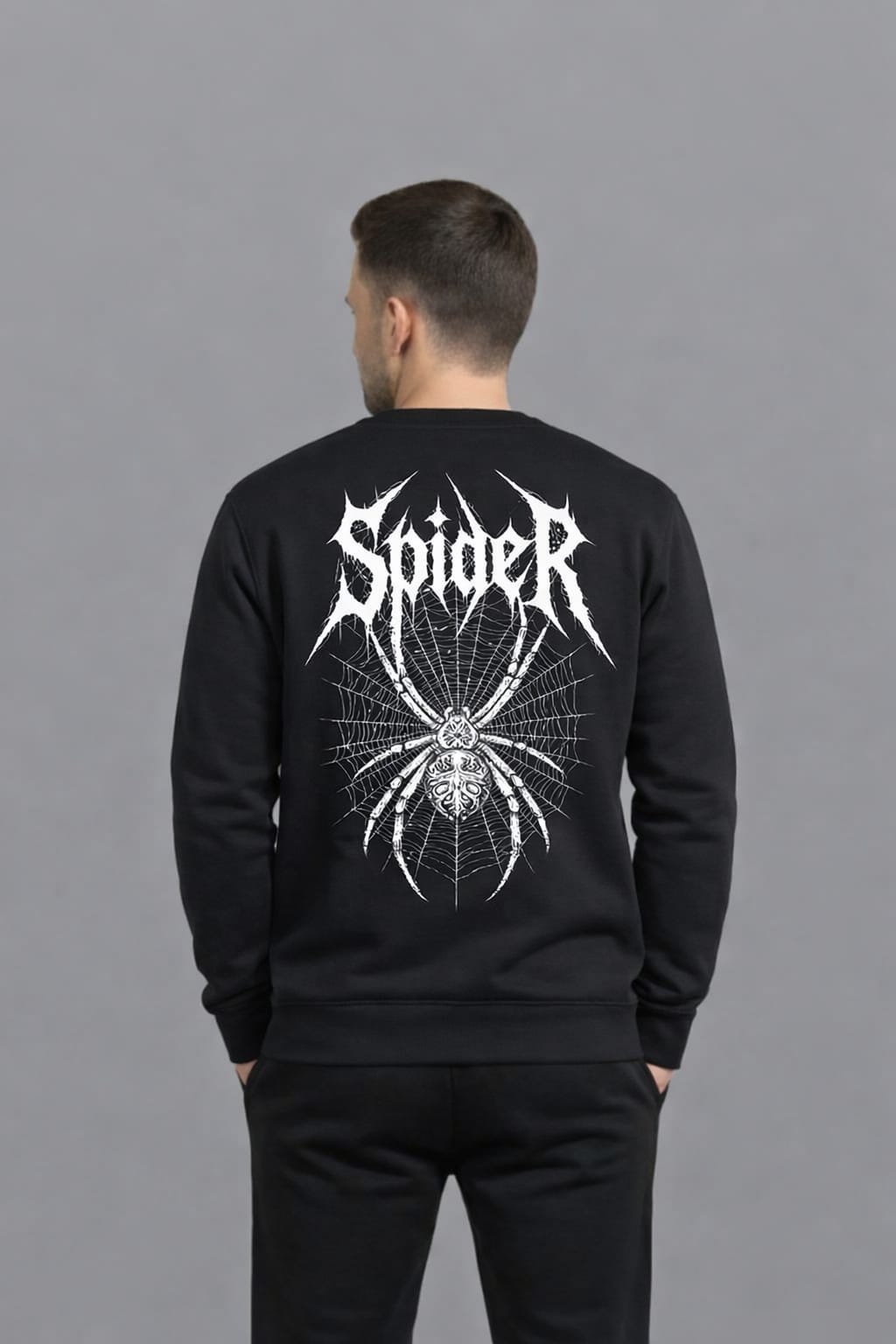 Spider Black Sweatshirt