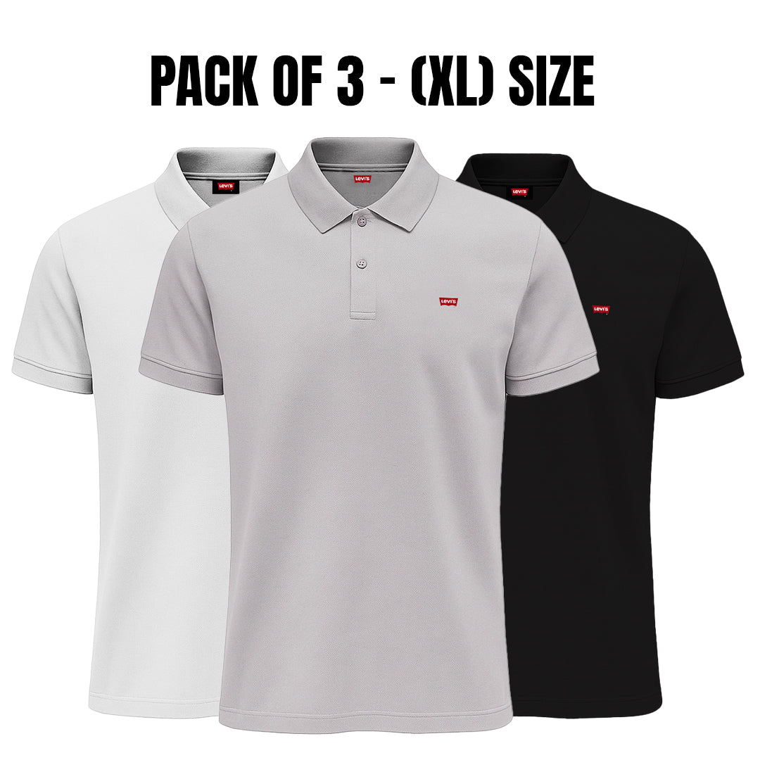 Lewis Pack of 3 – X Large Size Polo Shirts