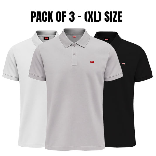 Lewis Pack of 3 – X Large Size Polo Shirts