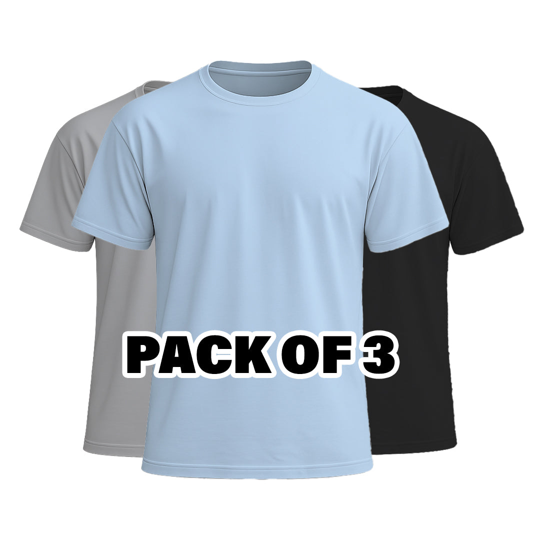 Pack of 3 Drop Shoulder Tee's