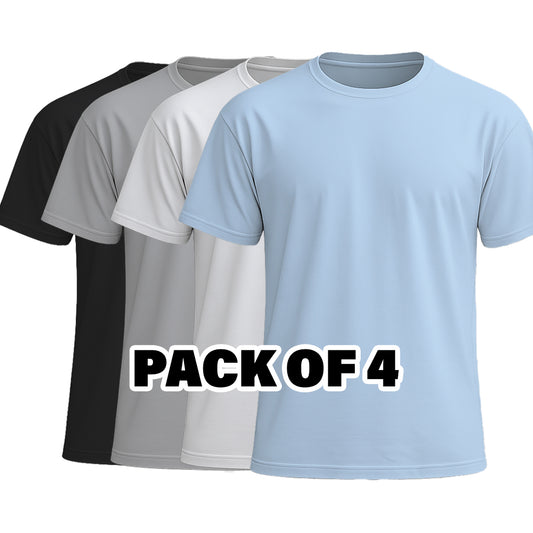 Pack of 4 Drop Shouder Tee's